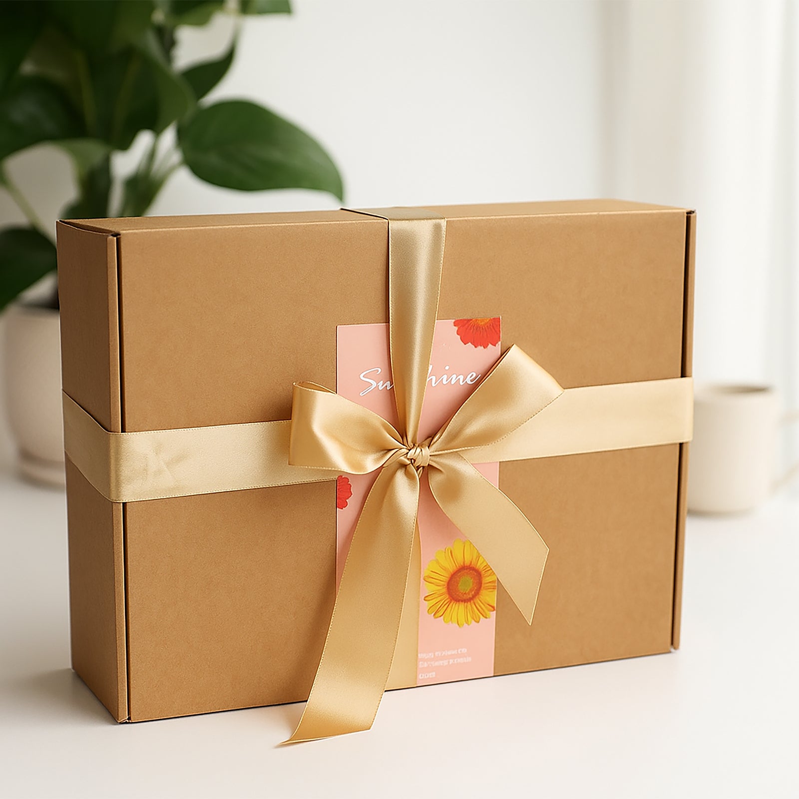 Gift Baskets for Her, Unique Birthday Gifts for Women, Best Friend Birthday Gifts Set, Get Well Soon Gift Box, Sending Sunshine Gift, Sunflower, Thinking of You Care Package