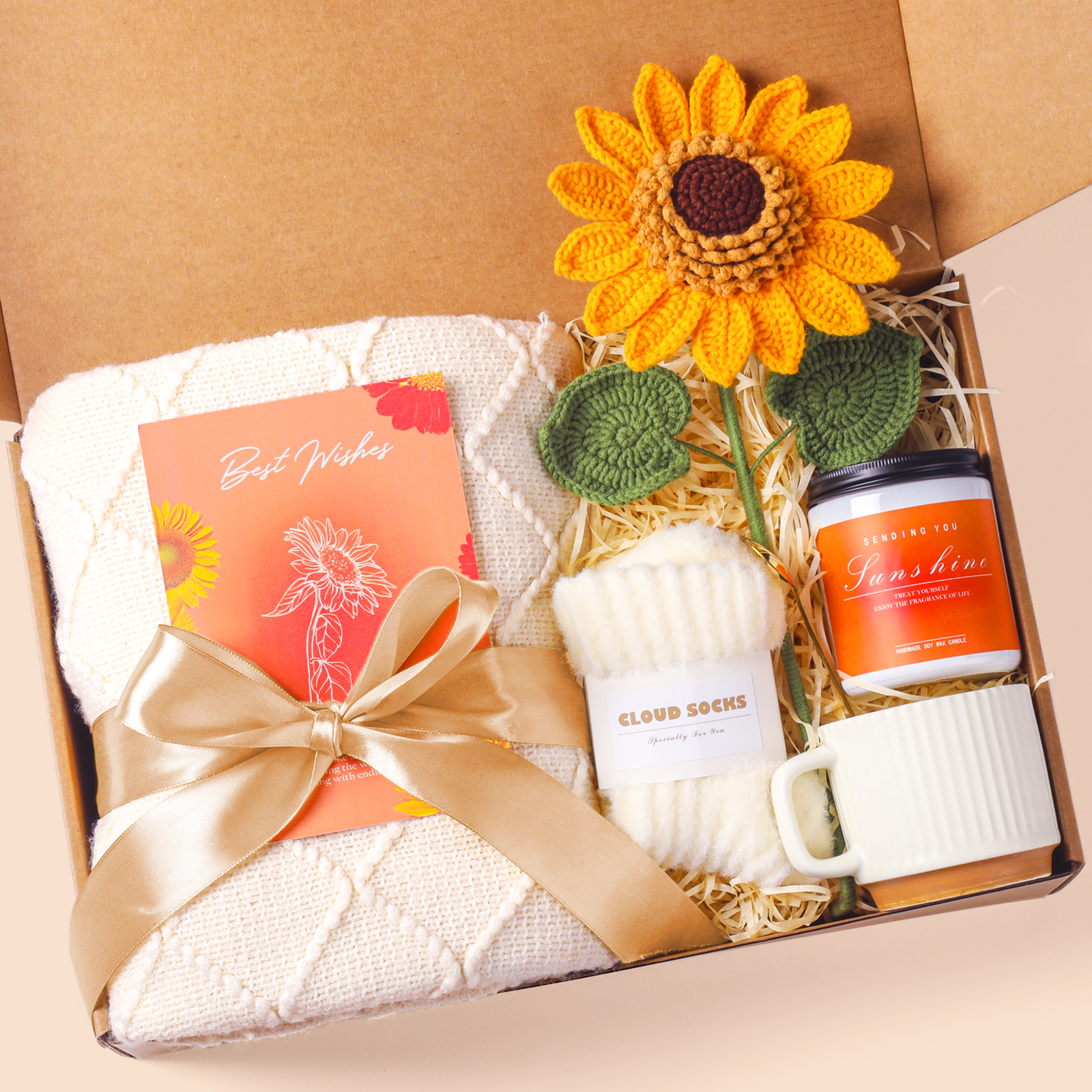 Sunflower gift box for women under 40 dollars
